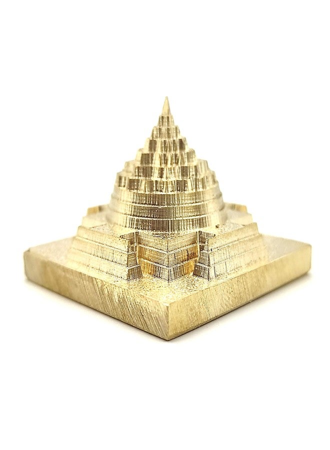 Plus Value Meru Shri Yantra Gold Plated with Accurate CNC Cutting for Vastu Home Office Temple Puja Room Decor Spiritual Gifting (1.5 Inches) - Image 5